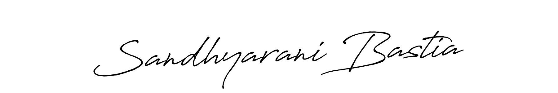 You should practise on your own different ways (Antro_Vectra_Bolder) to write your name (Sandhyarani Bastia) in signature. don't let someone else do it for you. Sandhyarani Bastia signature style 7 images and pictures png