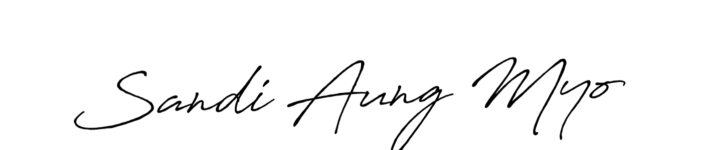 Once you've used our free online signature maker to create your best signature Antro_Vectra_Bolder style, it's time to enjoy all of the benefits that Sandi Aung Myo name signing documents. Sandi Aung Myo signature style 7 images and pictures png