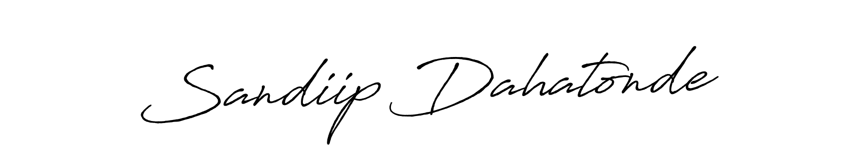 Use a signature maker to create a handwritten signature online. With this signature software, you can design (Antro_Vectra_Bolder) your own signature for name Sandiip Dahatonde. Sandiip Dahatonde signature style 7 images and pictures png