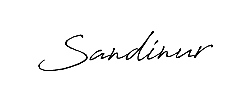 The best way (Antro_Vectra_Bolder) to make a short signature is to pick only two or three words in your name. The name Sandinur include a total of six letters. For converting this name. Sandinur signature style 7 images and pictures png