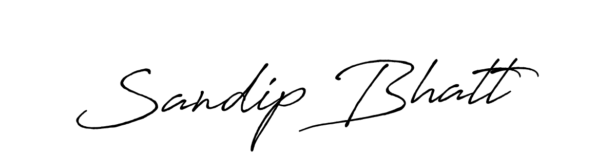 It looks lik you need a new signature style for name Sandip Bhatt. Design unique handwritten (Antro_Vectra_Bolder) signature with our free signature maker in just a few clicks. Sandip Bhatt signature style 7 images and pictures png