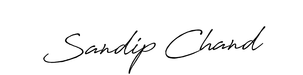 Create a beautiful signature design for name Sandip Chand. With this signature (Antro_Vectra_Bolder) fonts, you can make a handwritten signature for free. Sandip Chand signature style 7 images and pictures png