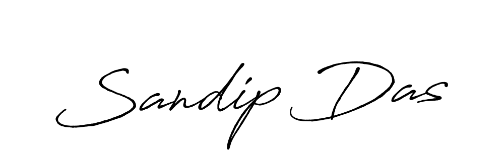 Make a beautiful signature design for name Sandip Das. With this signature (Antro_Vectra_Bolder) style, you can create a handwritten signature for free. Sandip Das signature style 7 images and pictures png