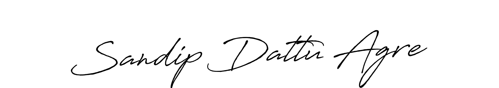 Antro_Vectra_Bolder is a professional signature style that is perfect for those who want to add a touch of class to their signature. It is also a great choice for those who want to make their signature more unique. Get Sandip Dattu Agre name to fancy signature for free. Sandip Dattu Agre signature style 7 images and pictures png