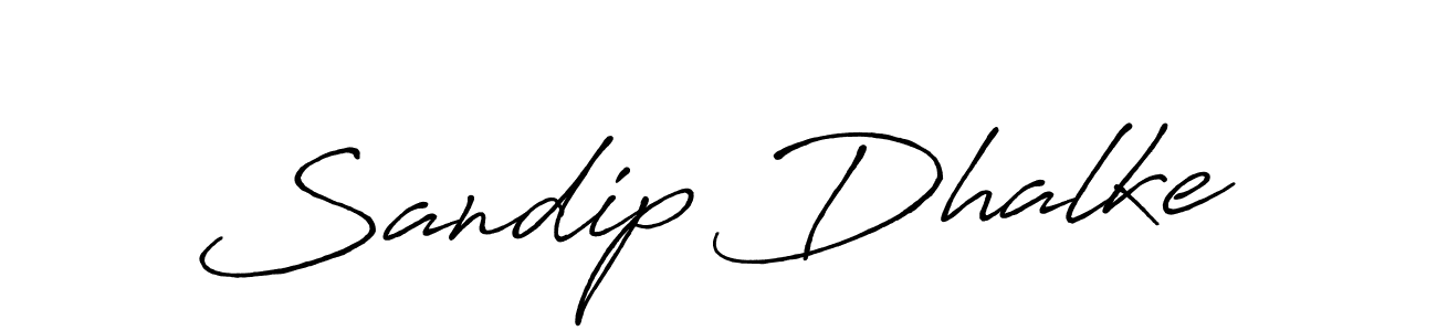 Make a beautiful signature design for name Sandip Dhalke. With this signature (Antro_Vectra_Bolder) style, you can create a handwritten signature for free. Sandip Dhalke signature style 7 images and pictures png