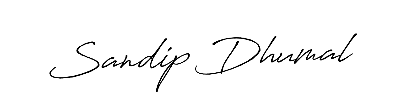 Similarly Antro_Vectra_Bolder is the best handwritten signature design. Signature creator online .You can use it as an online autograph creator for name Sandip Dhumal. Sandip Dhumal signature style 7 images and pictures png