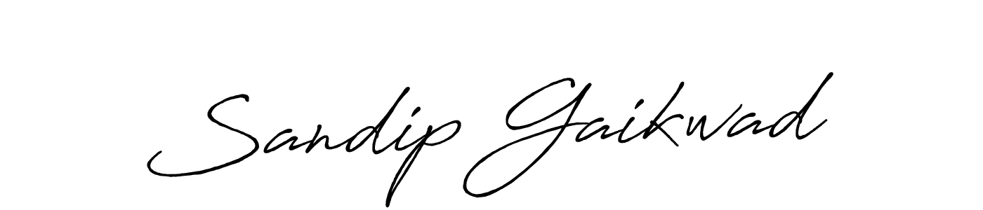 Use a signature maker to create a handwritten signature online. With this signature software, you can design (Antro_Vectra_Bolder) your own signature for name Sandip Gaikwad. Sandip Gaikwad signature style 7 images and pictures png