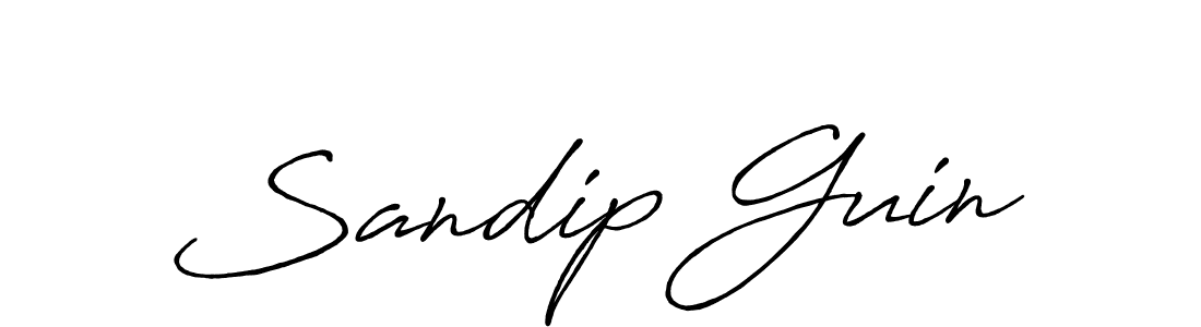 The best way (Antro_Vectra_Bolder) to make a short signature is to pick only two or three words in your name. The name Sandip Guin include a total of six letters. For converting this name. Sandip Guin signature style 7 images and pictures png