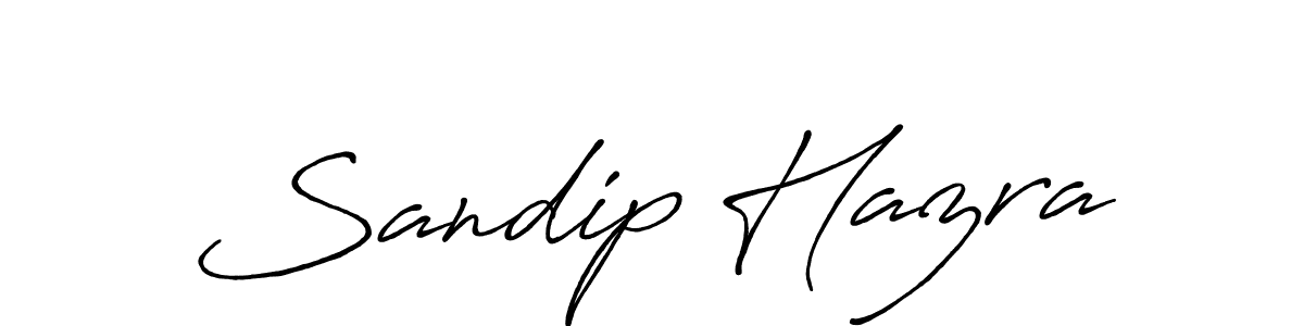 Create a beautiful signature design for name Sandip Hazra. With this signature (Antro_Vectra_Bolder) fonts, you can make a handwritten signature for free. Sandip Hazra signature style 7 images and pictures png