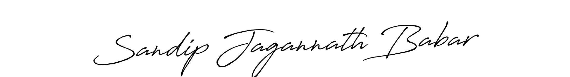 Design your own signature with our free online signature maker. With this signature software, you can create a handwritten (Antro_Vectra_Bolder) signature for name Sandip Jagannath Babar. Sandip Jagannath Babar signature style 7 images and pictures png