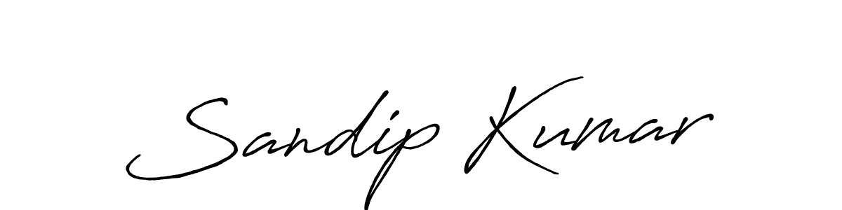 Design your own signature with our free online signature maker. With this signature software, you can create a handwritten (Antro_Vectra_Bolder) signature for name Sandip Kumar. Sandip Kumar signature style 7 images and pictures png