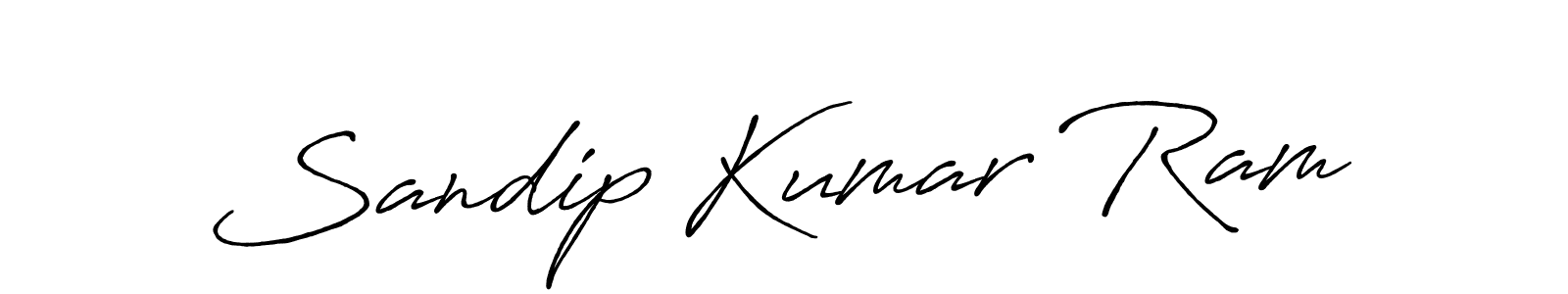 Design your own signature with our free online signature maker. With this signature software, you can create a handwritten (Antro_Vectra_Bolder) signature for name Sandip Kumar Ram. Sandip Kumar Ram signature style 7 images and pictures png