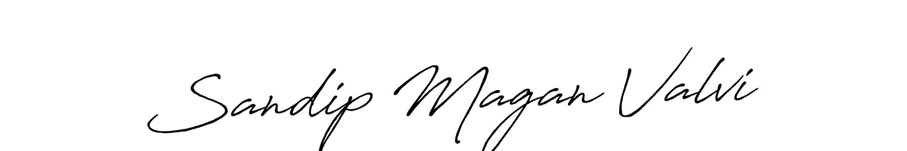 Once you've used our free online signature maker to create your best signature Antro_Vectra_Bolder style, it's time to enjoy all of the benefits that Sandip Magan Valvi name signing documents. Sandip Magan Valvi signature style 7 images and pictures png