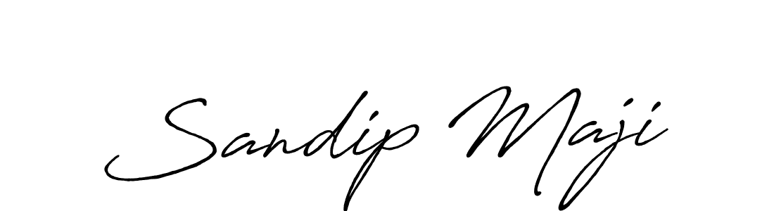 Create a beautiful signature design for name Sandip Maji. With this signature (Antro_Vectra_Bolder) fonts, you can make a handwritten signature for free. Sandip Maji signature style 7 images and pictures png