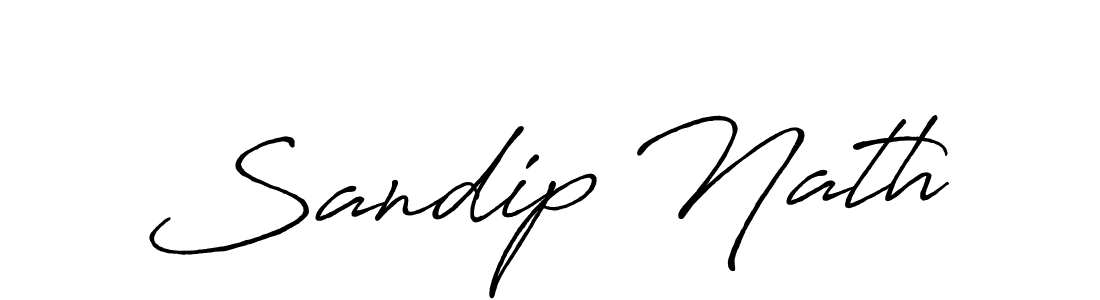 Design your own signature with our free online signature maker. With this signature software, you can create a handwritten (Antro_Vectra_Bolder) signature for name Sandip Nath. Sandip Nath signature style 7 images and pictures png