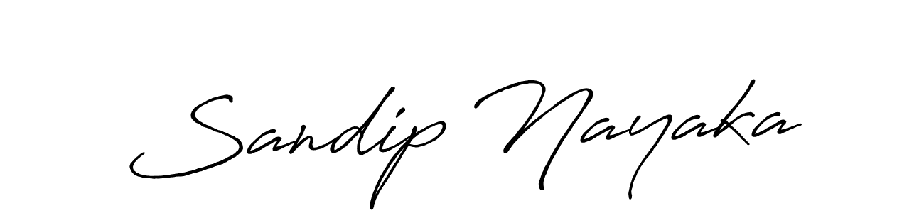 Design your own signature with our free online signature maker. With this signature software, you can create a handwritten (Antro_Vectra_Bolder) signature for name Sandip Nayaka. Sandip Nayaka signature style 7 images and pictures png