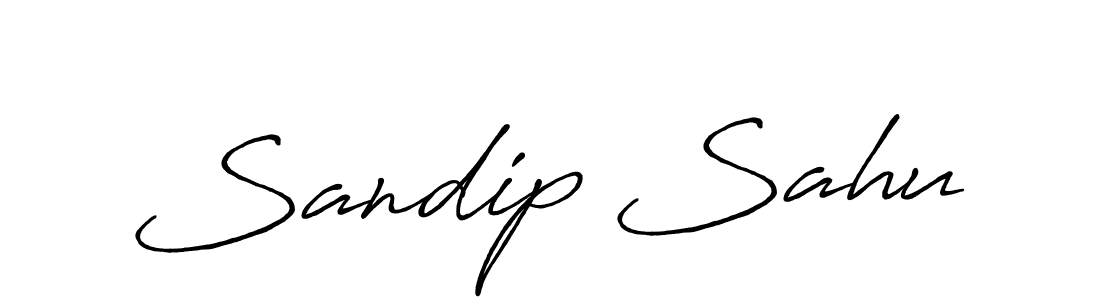 Use a signature maker to create a handwritten signature online. With this signature software, you can design (Antro_Vectra_Bolder) your own signature for name Sandip Sahu. Sandip Sahu signature style 7 images and pictures png