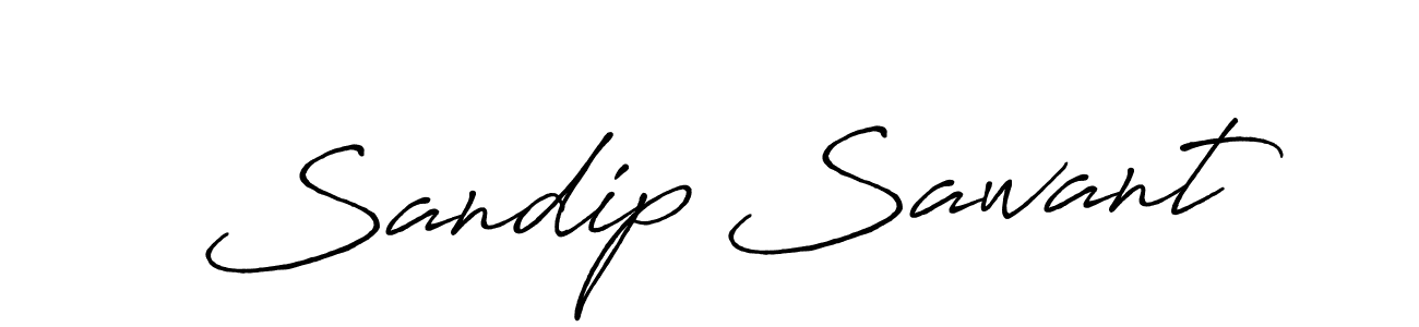 Also You can easily find your signature by using the search form. We will create Sandip Sawant name handwritten signature images for you free of cost using Antro_Vectra_Bolder sign style. Sandip Sawant signature style 7 images and pictures png