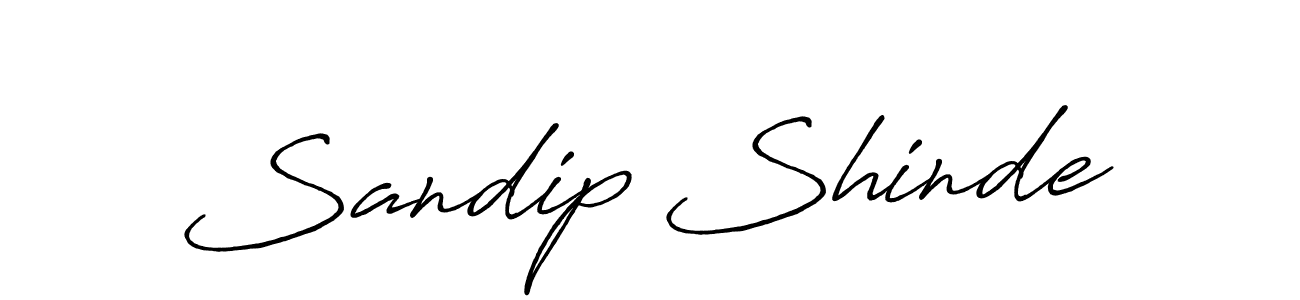 Also You can easily find your signature by using the search form. We will create Sandip Shinde name handwritten signature images for you free of cost using Antro_Vectra_Bolder sign style. Sandip Shinde signature style 7 images and pictures png
