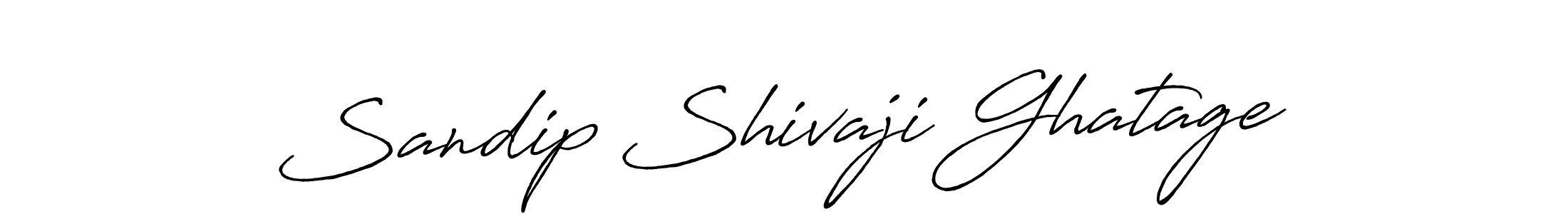 Make a beautiful signature design for name Sandip Shivaji Ghatage. With this signature (Antro_Vectra_Bolder) style, you can create a handwritten signature for free. Sandip Shivaji Ghatage signature style 7 images and pictures png