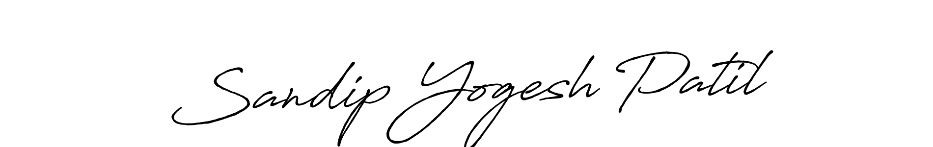 How to make Sandip Yogesh Patil signature? Antro_Vectra_Bolder is a professional autograph style. Create handwritten signature for Sandip Yogesh Patil name. Sandip Yogesh Patil signature style 7 images and pictures png