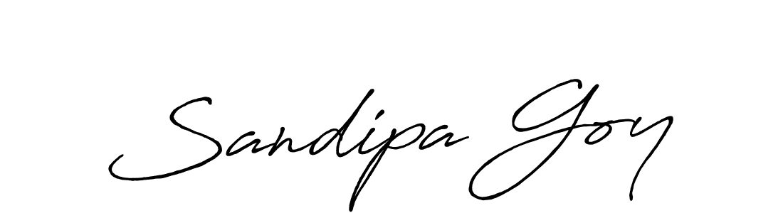 Also we have Sandipa Goy name is the best signature style. Create professional handwritten signature collection using Antro_Vectra_Bolder autograph style. Sandipa Goy signature style 7 images and pictures png
