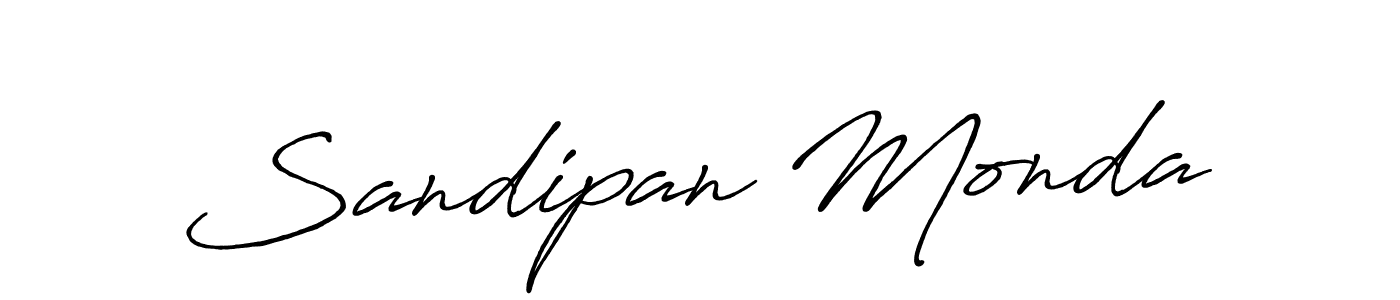 It looks lik you need a new signature style for name Sandipan Monda. Design unique handwritten (Antro_Vectra_Bolder) signature with our free signature maker in just a few clicks. Sandipan Monda signature style 7 images and pictures png