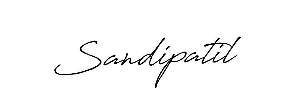 It looks lik you need a new signature style for name Sandipatil. Design unique handwritten (Antro_Vectra_Bolder) signature with our free signature maker in just a few clicks. Sandipatil signature style 7 images and pictures png