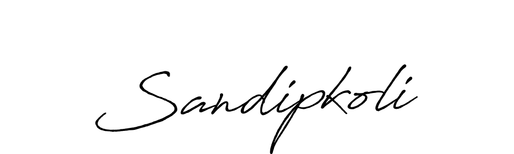 Once you've used our free online signature maker to create your best signature Antro_Vectra_Bolder style, it's time to enjoy all of the benefits that Sandipkoli name signing documents. Sandipkoli signature style 7 images and pictures png