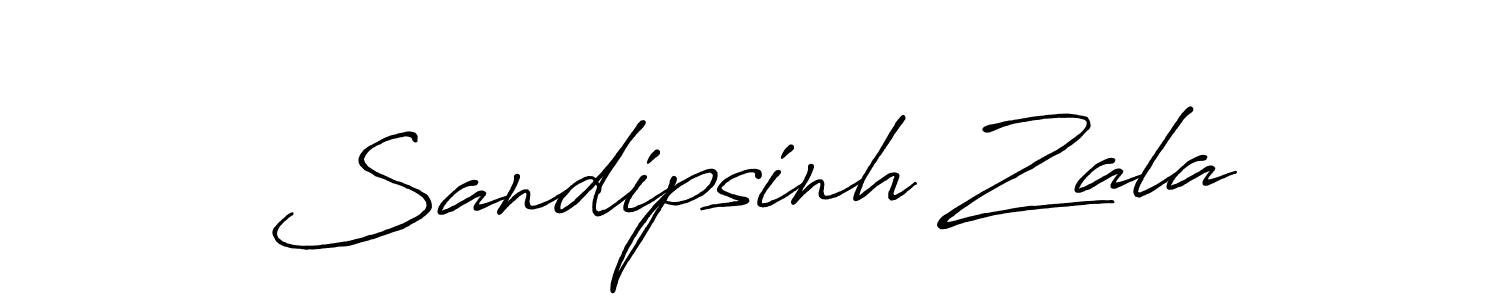 How to make Sandipsinh Zala signature? Antro_Vectra_Bolder is a professional autograph style. Create handwritten signature for Sandipsinh Zala name. Sandipsinh Zala signature style 7 images and pictures png