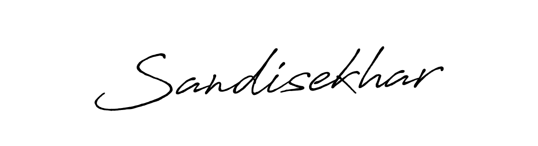 How to make Sandisekhar name signature. Use Antro_Vectra_Bolder style for creating short signs online. This is the latest handwritten sign. Sandisekhar signature style 7 images and pictures png