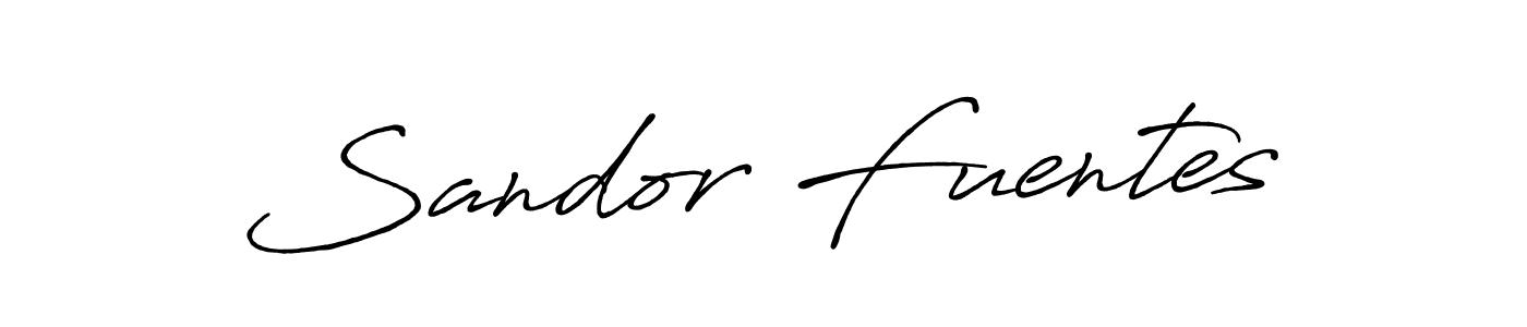 Make a beautiful signature design for name Sandor Fuentes. Use this online signature maker to create a handwritten signature for free. Sandor Fuentes signature style 7 images and pictures png