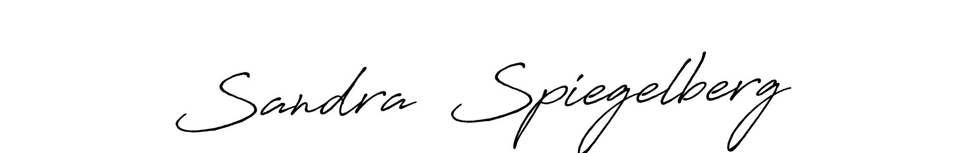 How to make Sandra  Spiegelberg name signature. Use Antro_Vectra_Bolder style for creating short signs online. This is the latest handwritten sign. Sandra  Spiegelberg signature style 7 images and pictures png