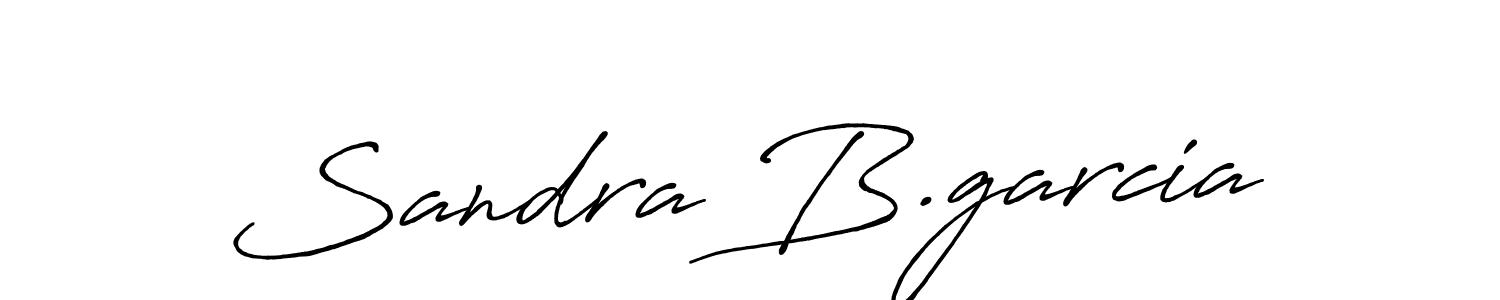 Use a signature maker to create a handwritten signature online. With this signature software, you can design (Antro_Vectra_Bolder) your own signature for name Sandra B.garcia. Sandra B.garcia signature style 7 images and pictures png