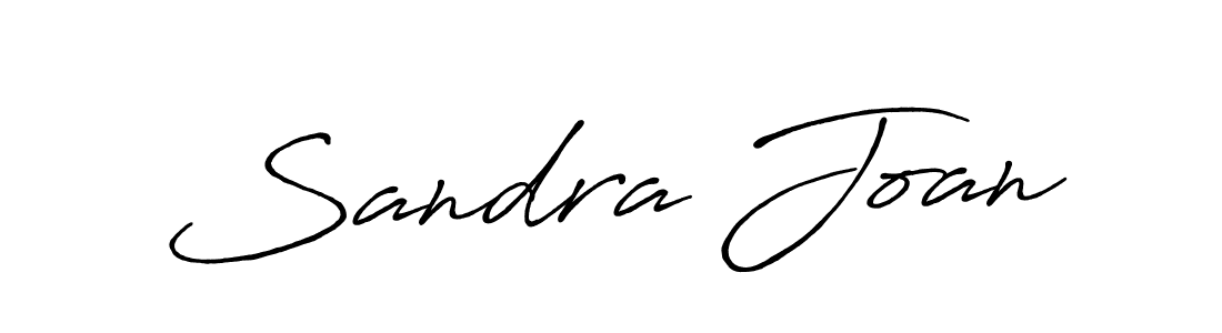 Make a beautiful signature design for name Sandra Joan. With this signature (Antro_Vectra_Bolder) style, you can create a handwritten signature for free. Sandra Joan signature style 7 images and pictures png