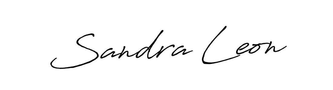 Similarly Antro_Vectra_Bolder is the best handwritten signature design. Signature creator online .You can use it as an online autograph creator for name Sandra Leon. Sandra Leon signature style 7 images and pictures png