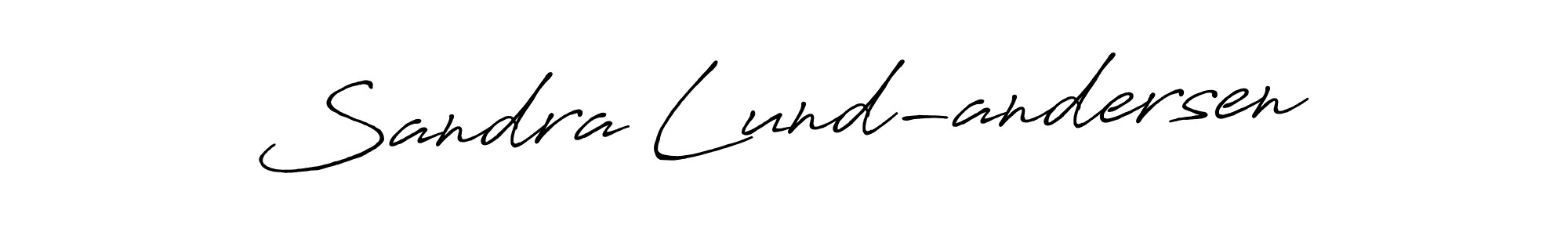 Use a signature maker to create a handwritten signature online. With this signature software, you can design (Antro_Vectra_Bolder) your own signature for name Sandra Lund-andersen. Sandra Lund-andersen signature style 7 images and pictures png