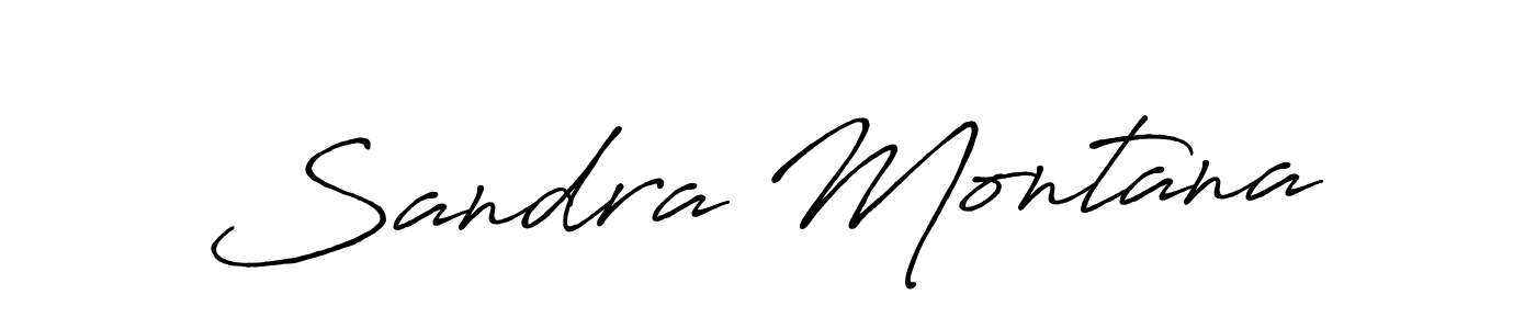 Use a signature maker to create a handwritten signature online. With this signature software, you can design (Antro_Vectra_Bolder) your own signature for name Sandra Montana. Sandra Montana signature style 7 images and pictures png