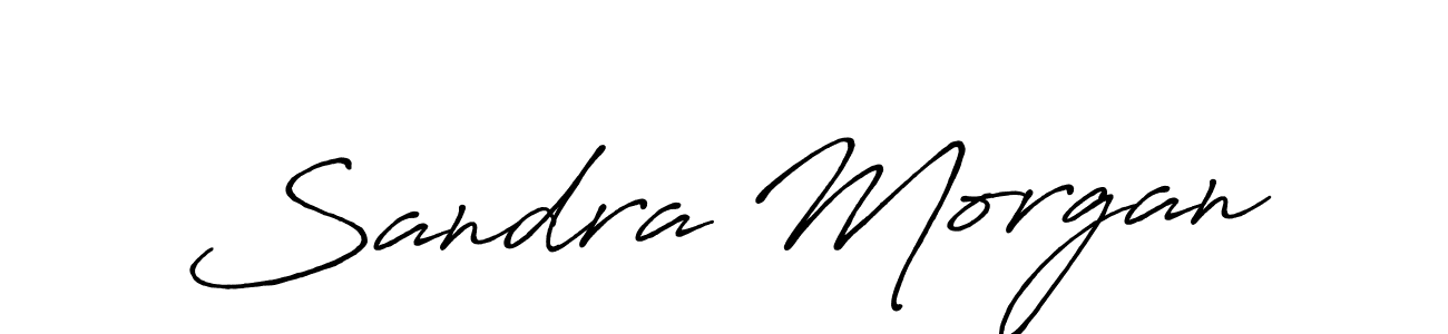 How to make Sandra Morgan signature? Antro_Vectra_Bolder is a professional autograph style. Create handwritten signature for Sandra Morgan name. Sandra Morgan signature style 7 images and pictures png