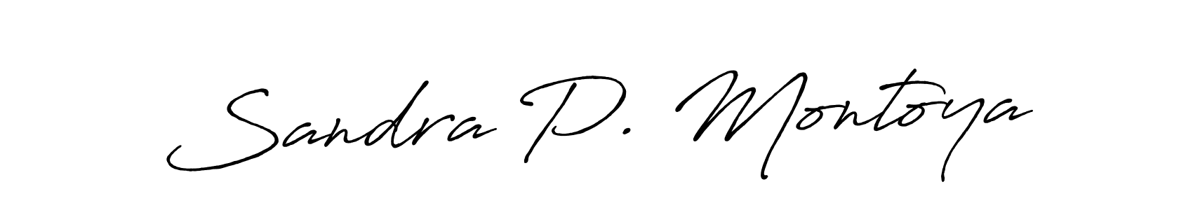 How to make Sandra P. Montoya signature? Antro_Vectra_Bolder is a professional autograph style. Create handwritten signature for Sandra P. Montoya name. Sandra P. Montoya signature style 7 images and pictures png