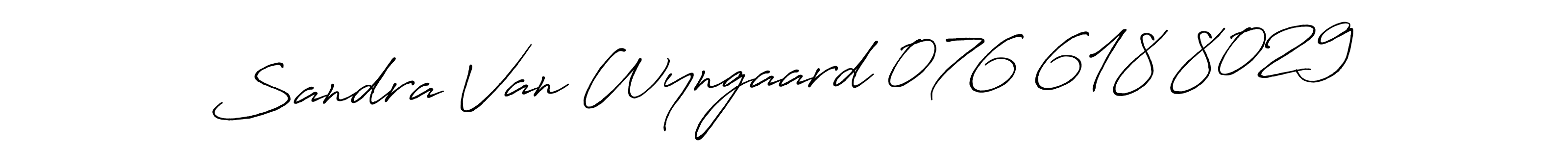 Similarly Antro_Vectra_Bolder is the best handwritten signature design. Signature creator online .You can use it as an online autograph creator for name Sandra Van Wyngaard 076 618 8029. Sandra Van Wyngaard 076 618 8029 signature style 7 images and pictures png