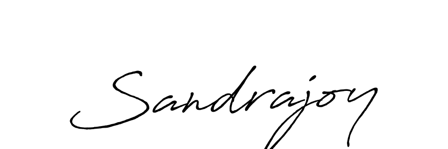 The best way (Antro_Vectra_Bolder) to make a short signature is to pick only two or three words in your name. The name Sandrajoy include a total of six letters. For converting this name. Sandrajoy signature style 7 images and pictures png