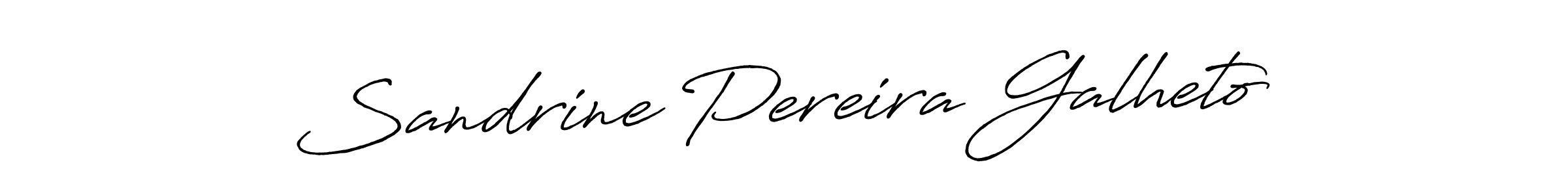 This is the best signature style for the Sandrine Pereira Galheto name. Also you like these signature font (Antro_Vectra_Bolder). Mix name signature. Sandrine Pereira Galheto signature style 7 images and pictures png