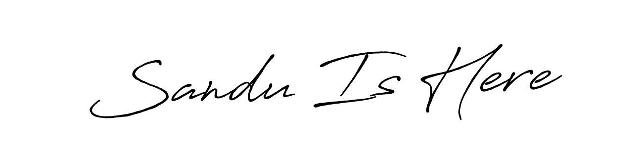 Best and Professional Signature Style for Sandu Is Here. Antro_Vectra_Bolder Best Signature Style Collection. Sandu Is Here signature style 7 images and pictures png