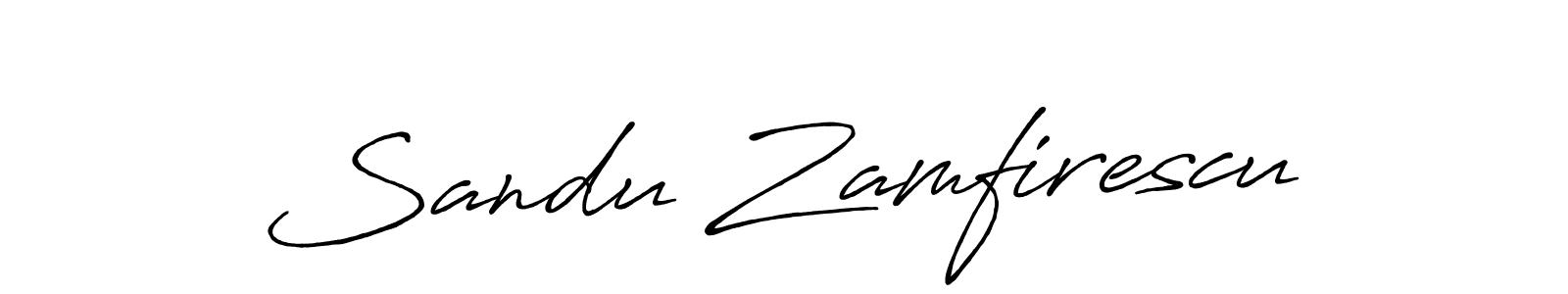 Antro_Vectra_Bolder is a professional signature style that is perfect for those who want to add a touch of class to their signature. It is also a great choice for those who want to make their signature more unique. Get Sandu Zamfirescu name to fancy signature for free. Sandu Zamfirescu signature style 7 images and pictures png