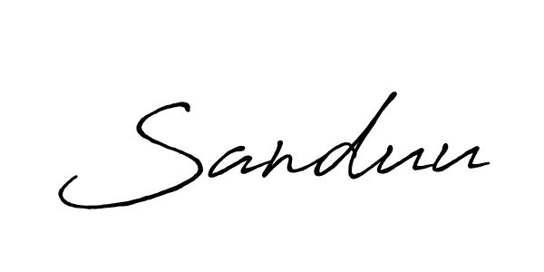 Best and Professional Signature Style for Sanduu. Antro_Vectra_Bolder Best Signature Style Collection. Sanduu signature style 7 images and pictures png