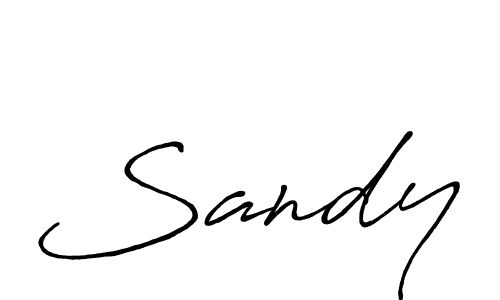 Make a beautiful signature design for name Sandy. With this signature (Antro_Vectra_Bolder) style, you can create a handwritten signature for free. Sandy signature style 7 images and pictures png
