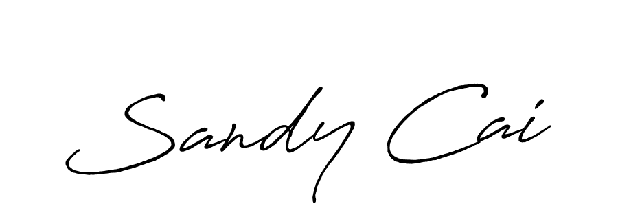 Here are the top 10 professional signature styles for the name Sandy Cai. These are the best autograph styles you can use for your name. Sandy Cai signature style 7 images and pictures png