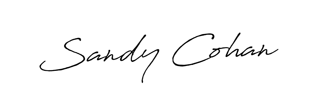 This is the best signature style for the Sandy Cohan name. Also you like these signature font (Antro_Vectra_Bolder). Mix name signature. Sandy Cohan signature style 7 images and pictures png