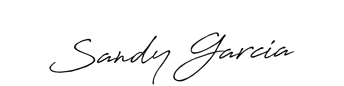 Sandy Garcia stylish signature style. Best Handwritten Sign (Antro_Vectra_Bolder) for my name. Handwritten Signature Collection Ideas for my name Sandy Garcia. Sandy Garcia signature style 7 images and pictures png